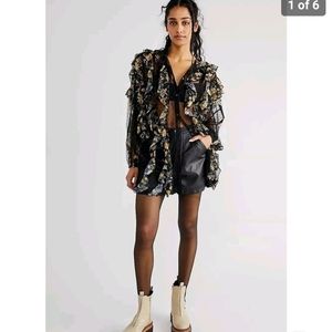 Free People Worth It Tunic Top Size S